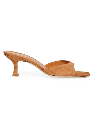 Brigitte Suede Mules