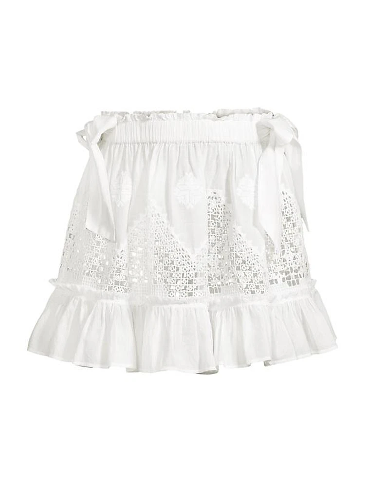 Harley Lace Cover-Up Miniskirt