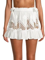 Harley Lace Cover-Up Miniskirt