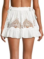 Harley Lace Cover-Up Miniskirt