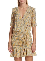 Dakota Paisley Silk Minidress