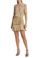 Dakota Paisley Silk Minidress