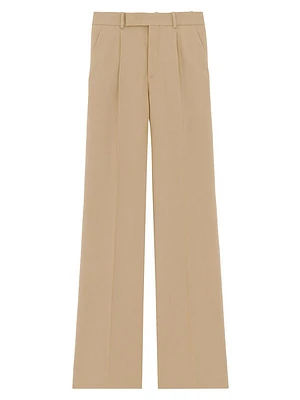 Flared Pants Gabardine