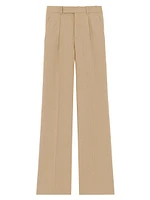 Flared Pants Gabardine