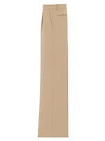 Flared Pants Gabardine