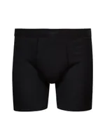 Solid Cotton Boxer Briefs