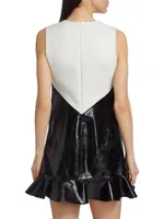 Aria Vegan Leather Minidress