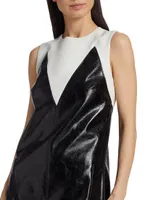 Aria Vegan Leather Minidress