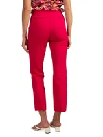 Lulu Cropped Straight-Leg Pants