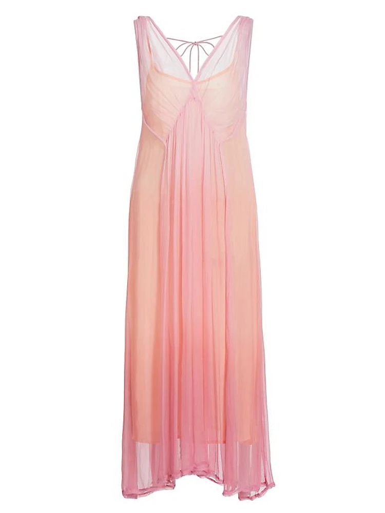 Alumine Maren Chiffon Maxi Dress