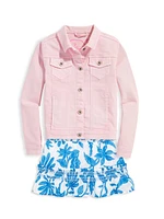 Little Girl's & Tropical Print Skirt