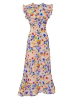 Leighton Floral Midi-Dress