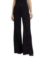 High-Rise Flare Pants