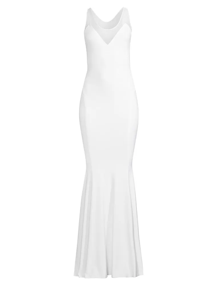 Racerback Fishtail Gown