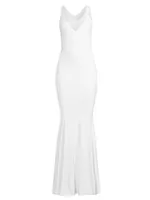 Racerback Fishtail Gown