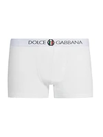 Logo Cotton Boxer Briefs