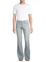 Jimmy Swiss Dot Flare Jeans