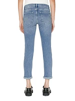 Le Garcon Mid-Rise Cropped Jeans