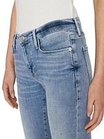 Le Garcon Mid-Rise Cropped Jeans