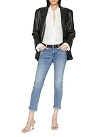 Le Garcon Mid-Rise Cropped Jeans