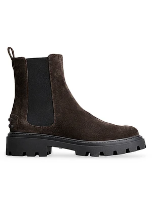Gomma Suede Chelsea Boots