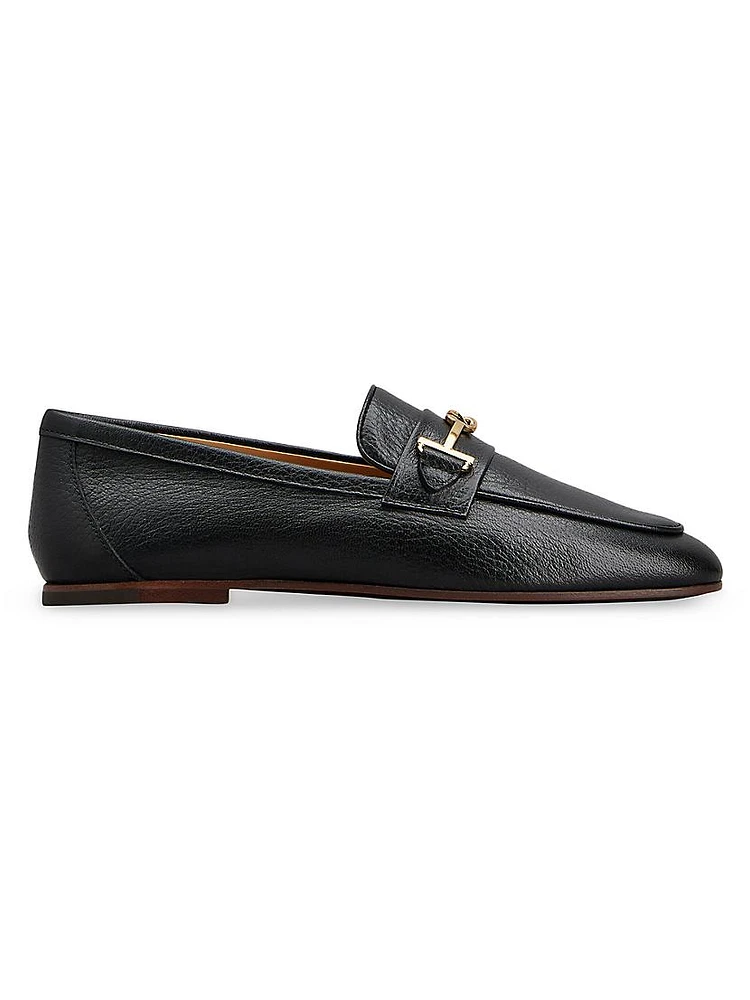 T-Link Leather Loafers