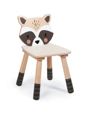 Kid's Forest Raccoon Chair
