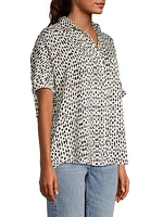 Short-Sleeve Ink Dot Shirt