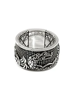 Indonesia Legends Naga Sterling Silver Band Ring