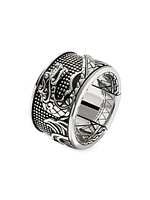 Indonesia Legends Naga Sterling Silver Band Ring