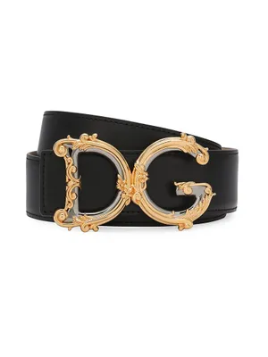 50MM DG Baroque Leather Belt