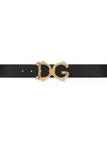 50MM DG Baroque Leather Belt