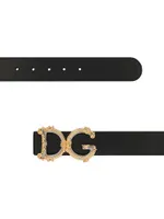 50MM DG Baroque Leather Belt