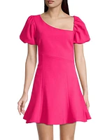 Andrea Puff-Sleeve Minidress