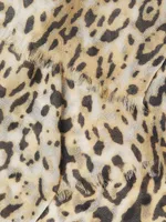 Leopard Cashmere Scarf