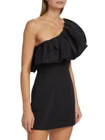 Garcelle One-Shoulder Minidress