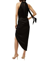 Gabriella Ruched Silk Dress