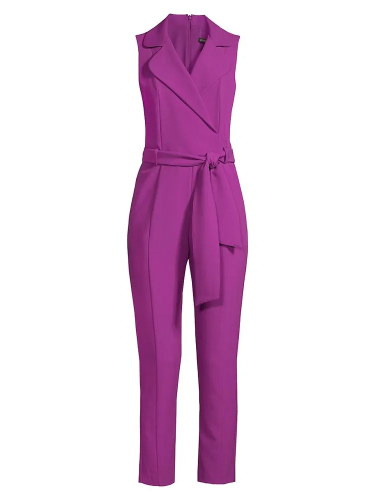 Danica Belted Sleeveless Jumpsuit