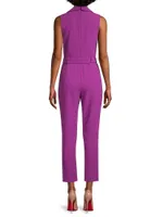 Danica Belted Sleeveless Jumpsuit