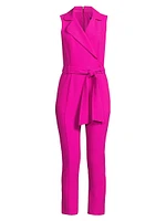 Danica Belted Sleeveless Jumpsuit