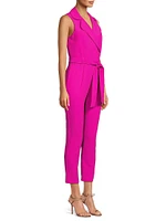 Danica Belted Sleeveless Jumpsuit