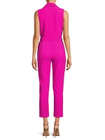 Danica Belted Sleeveless Jumpsuit