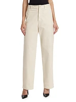 Eliot Wide-Leg Chino Pants