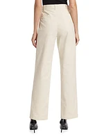 Eliot Wide-Leg Chino Pants