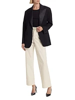 Eliot Wide-Leg Chino Pants