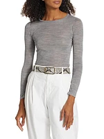 Candice Silk Heathered Sweater