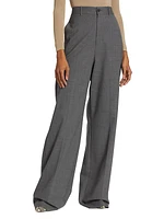 Johan Wool-Blend Wide-Leg Pants