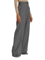 Johan Wool-Blend Wide-Leg Pants