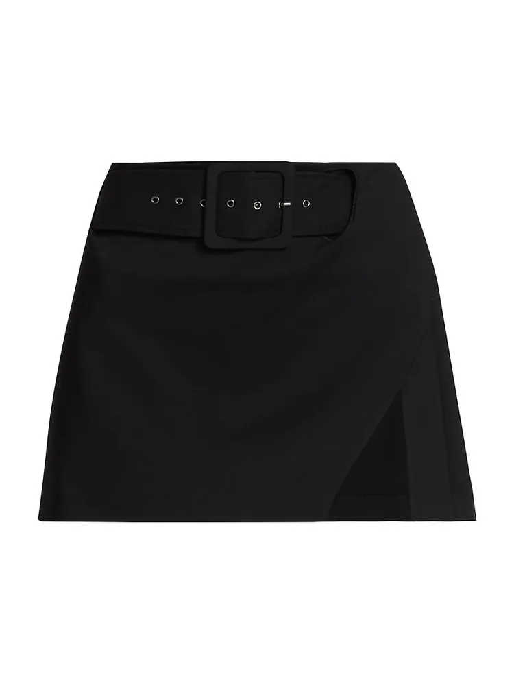 Jones Belted Micro Miniskirt