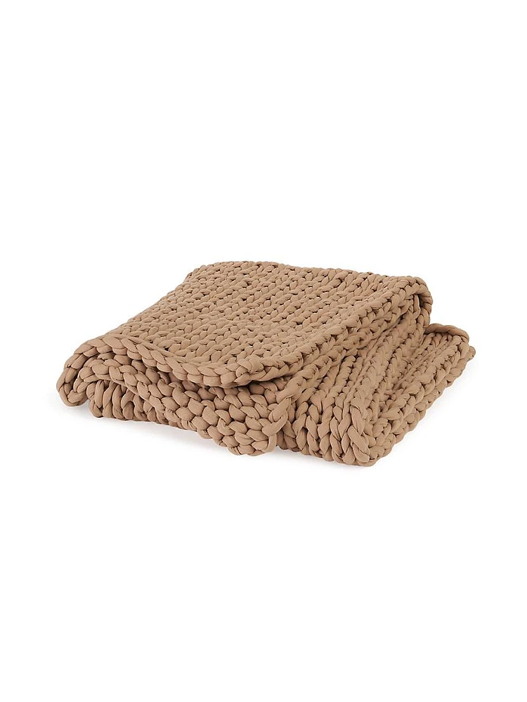 Tree Napper Knit Weighted Blanket